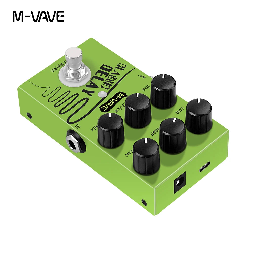 M-Vave-Classic Delay Effect Pedal &ndash; 600ms Delay Time