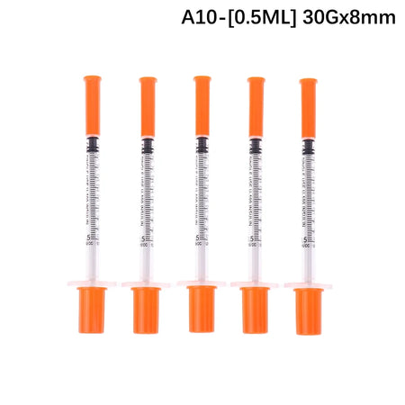 5Pcs 0.3/0.5/1ML Veterinary Insulin Syringes &ndash; Sterile A10