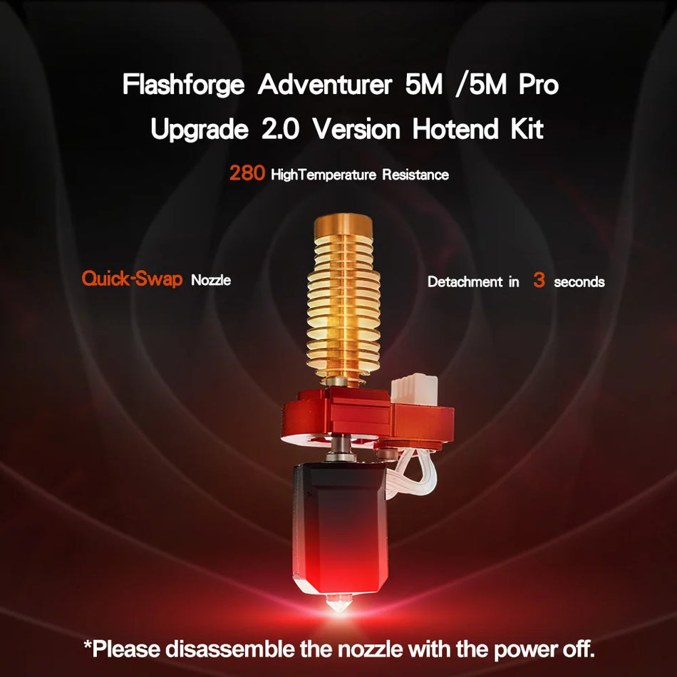 Αναβάθμιση Hotend Για Flashforge Adventurer 5M Pro 280C