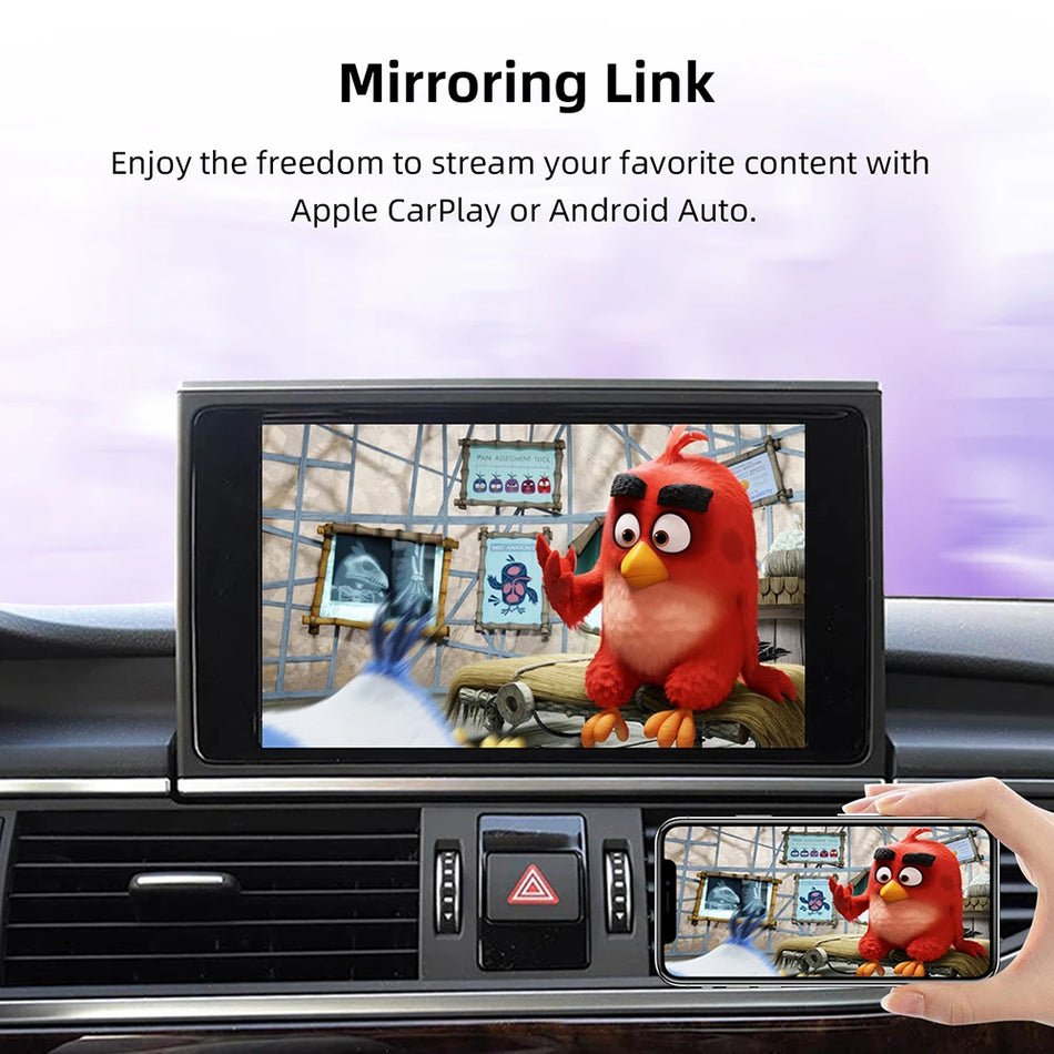 Interfață Audi Wireless CarPlay pentru A4 A5 A6 A7 Q2L Q5L, Modul Mirror Link