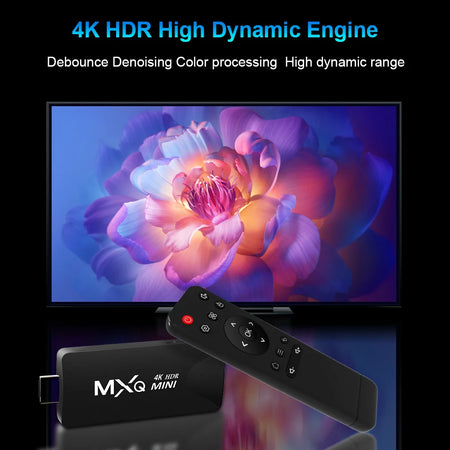 MXQMINI Smart Android Mini TV Stick &ndash; 4K Streaming Plus