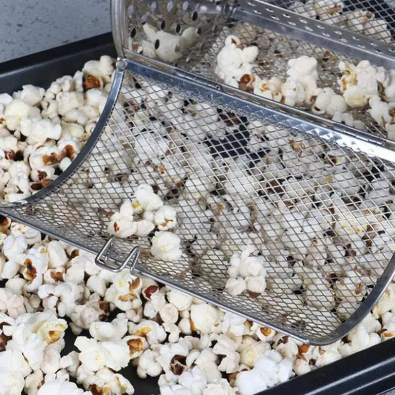 Ossayi Stainless Steel Rotating Grill Cage &ndash; Easily Cleaned and Heat Resistant