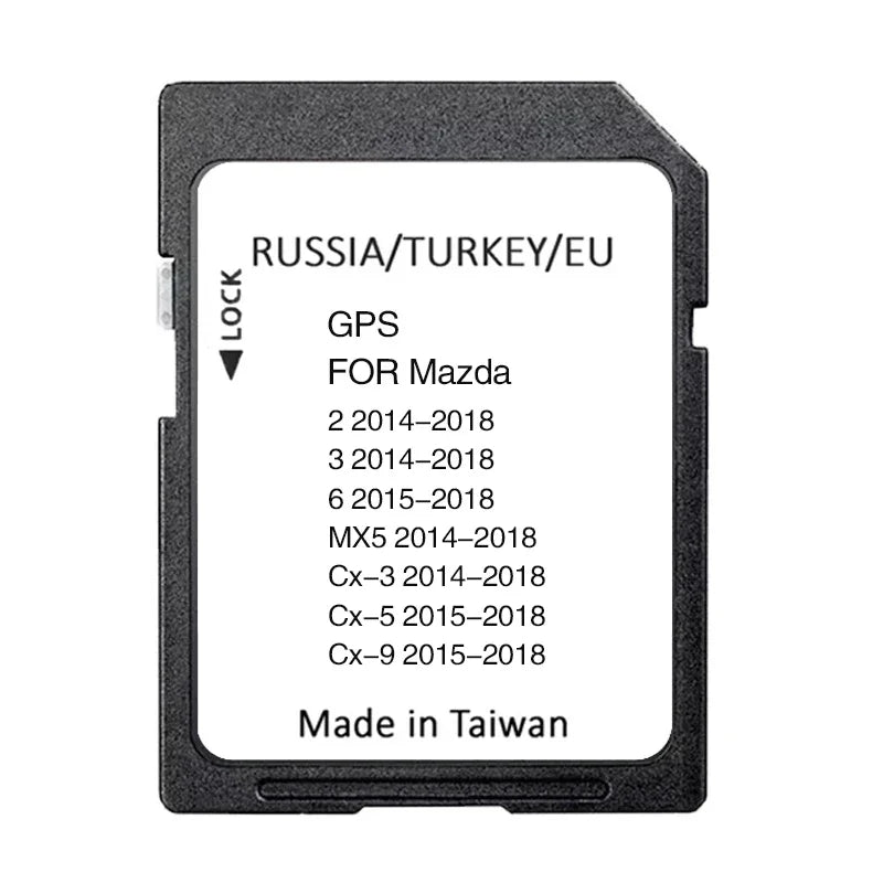 Mazda CX-5 2015-2021 Sat Navi SD Card &ndash; Europe 2024