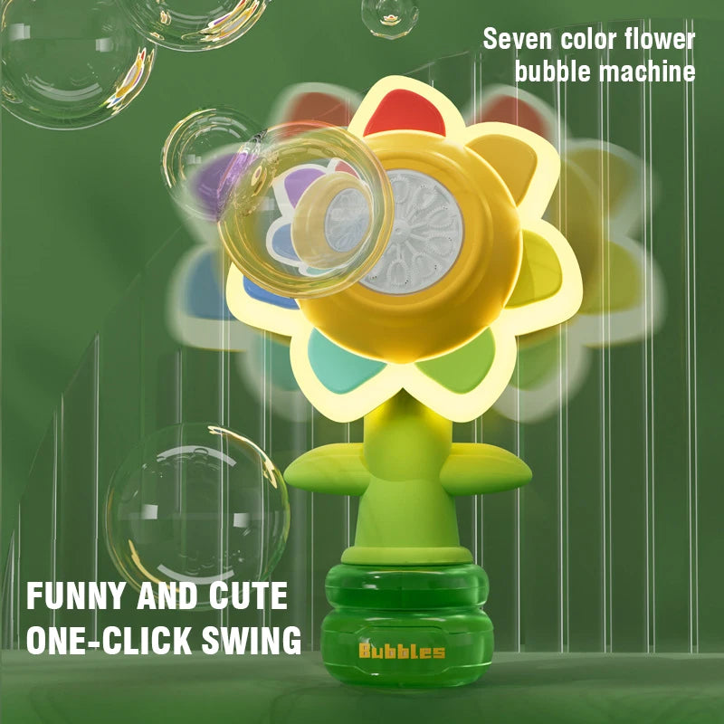 Sunflower Bubble Mac &ndash; Automatic Soap Blower with Sound and Light