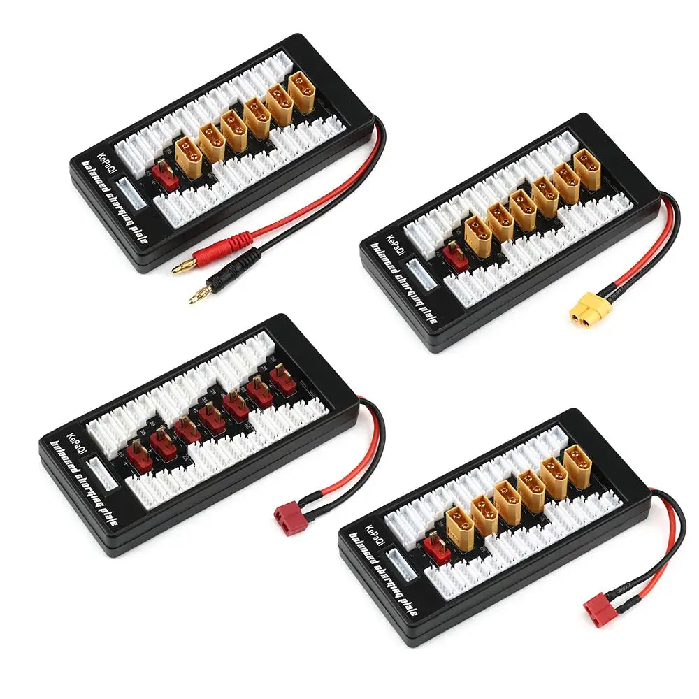 Multi 2S-6S Lipo Parallel Balanced Charging Board XT60 Plug For RC Battery Charger B6AC A6 720i Parallel Charging Plate Board by InterCyprus Trading Ltd