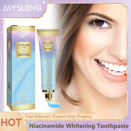 Jaysuing Niacinamide Whitening Toothpaste &ndash; Stain Removal and Sensitive Teeth Strengthening