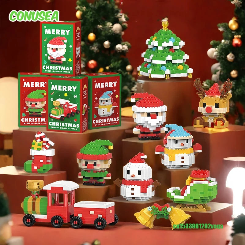 Christmas Building Block Set &ndash; Fun Puzzle Assembling for Kids