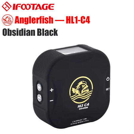 IFOOTAGE RGB Video Light - 360Deg App Control 18 Effects Obsidian Black