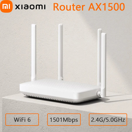 Xiaomi Router AX1500 WiFi 6 &ndash; Dual Band Mesh Networking