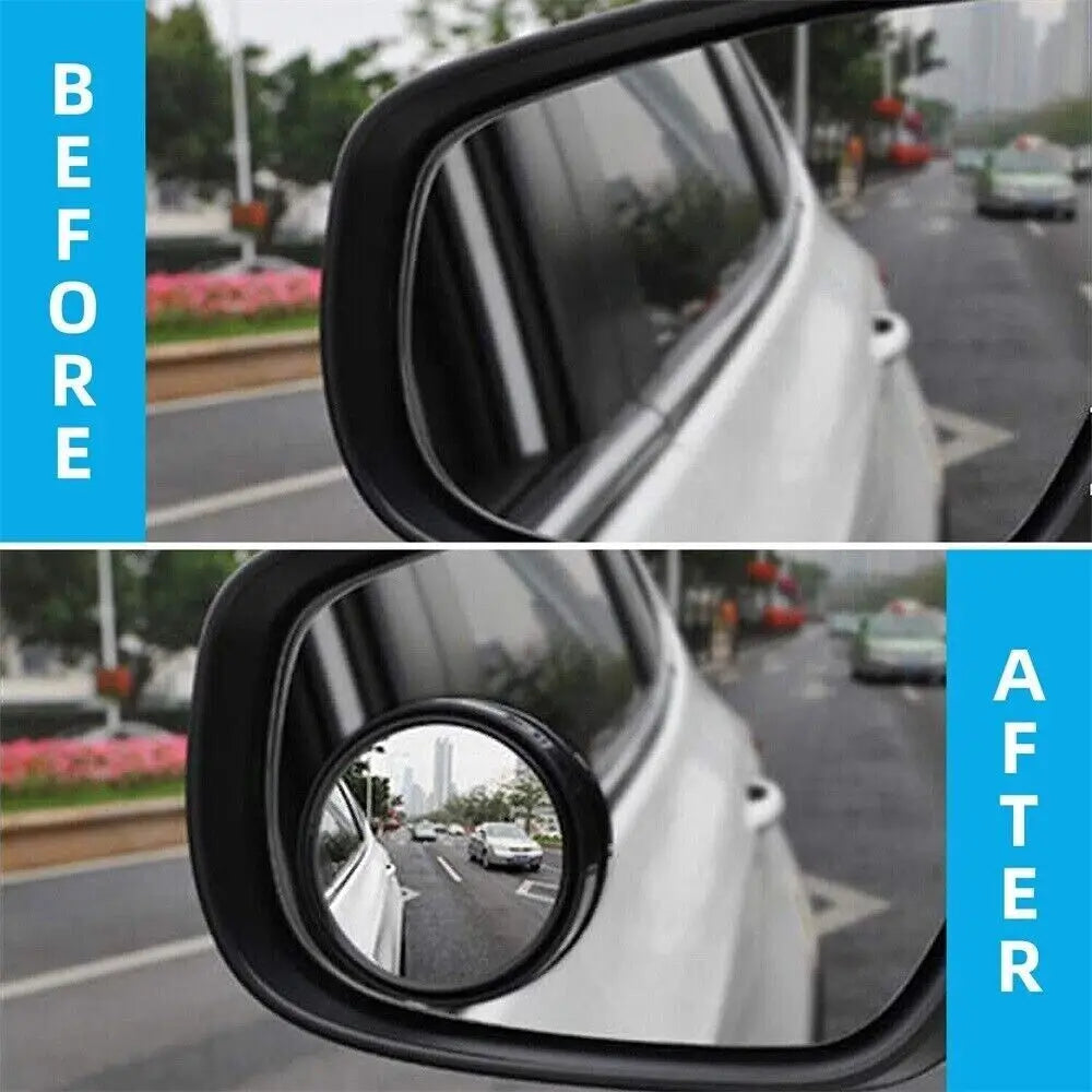 AKAMATE 2PCS Small Round Mirror &ndash; 360 Degree Adjustable