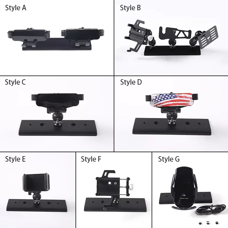 Soporte GPS de aleación de aluminio para Land Rover LR4 2010 a 2016