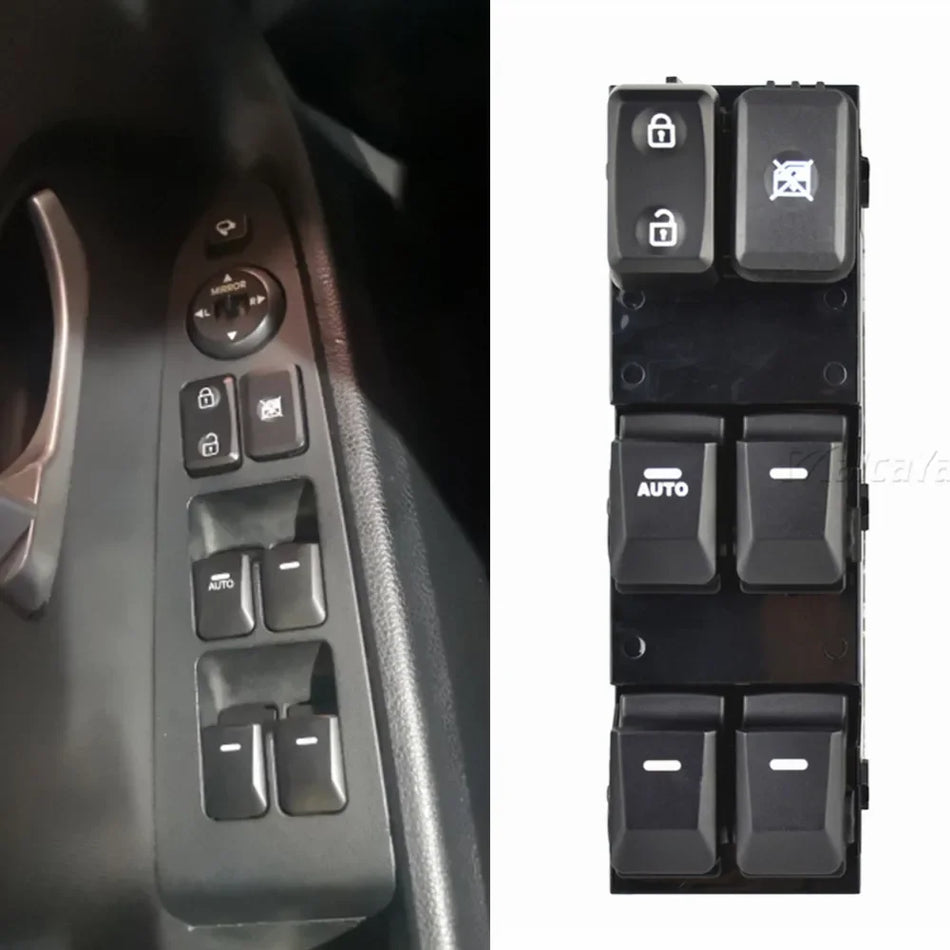 Electric Power Window Switch With Red Backlight For Kia Sportage 2011-2016