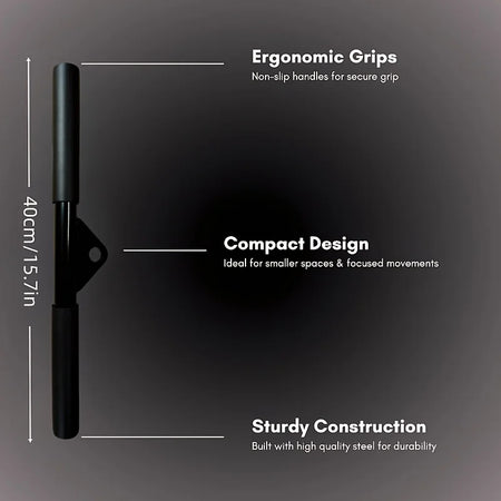 40cm Pulldown Bar - Durable LAT Pulldown Attachment for Home Gym