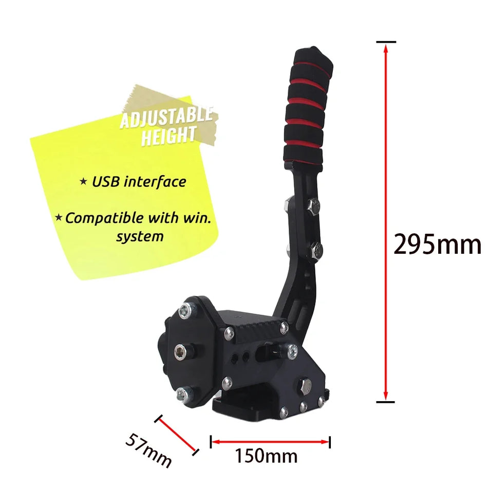 USB Rankinis stabdys simuliatoriams su Hall jutikliu 14 Bit G25 G27 G29 T500 suderinamas
