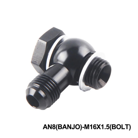 6063 T6 Billet Aluminum Hydraulic Clutch Banjo Fitting M12-M18 by InterCyprus Trading Ltd