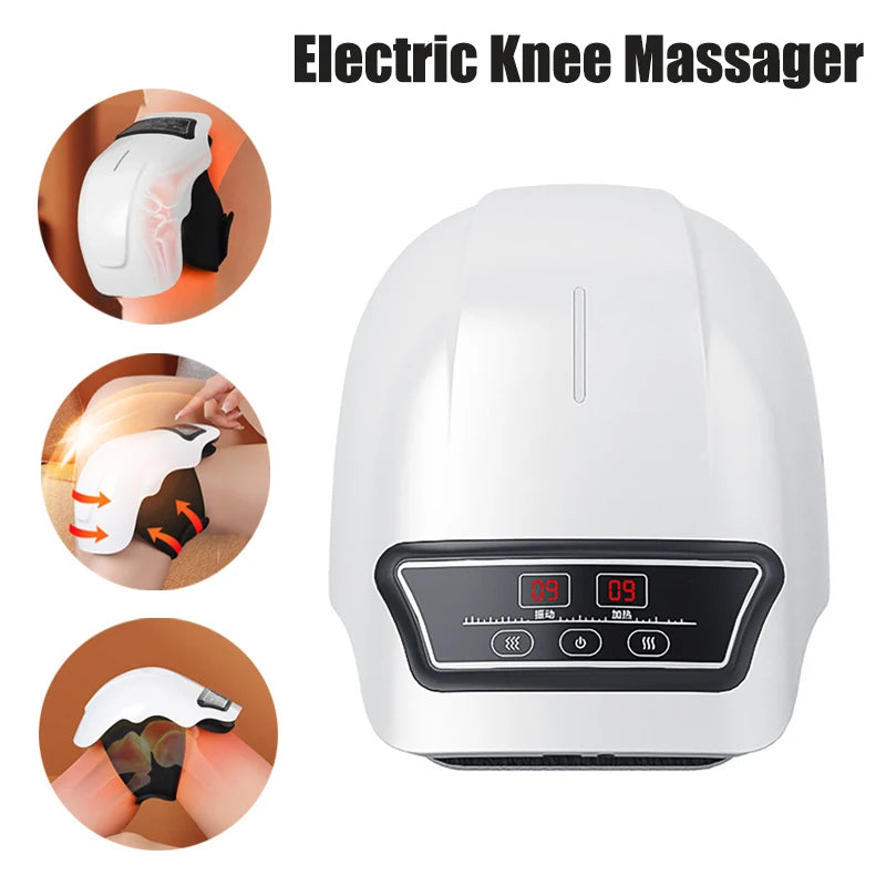 Electric Knee Massager - Wireless Heating With Vibration