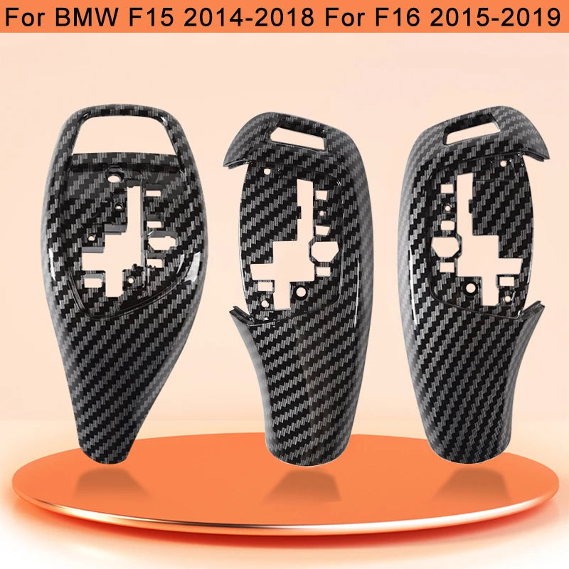Pārnesumu pārslēga pogu panelis oglekļa šķiedras BMW X5 X6 F15 F16