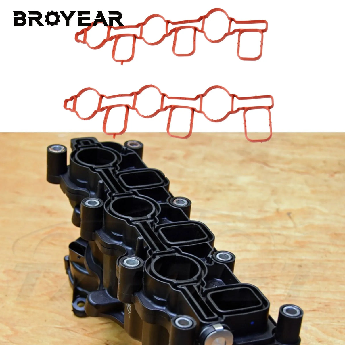Swirl Flap Repair Kit With Aluminum Brackets And Gaskets For Audi VW 2.7 3.0 V6 TDI by InterCyprus Trading Ltd