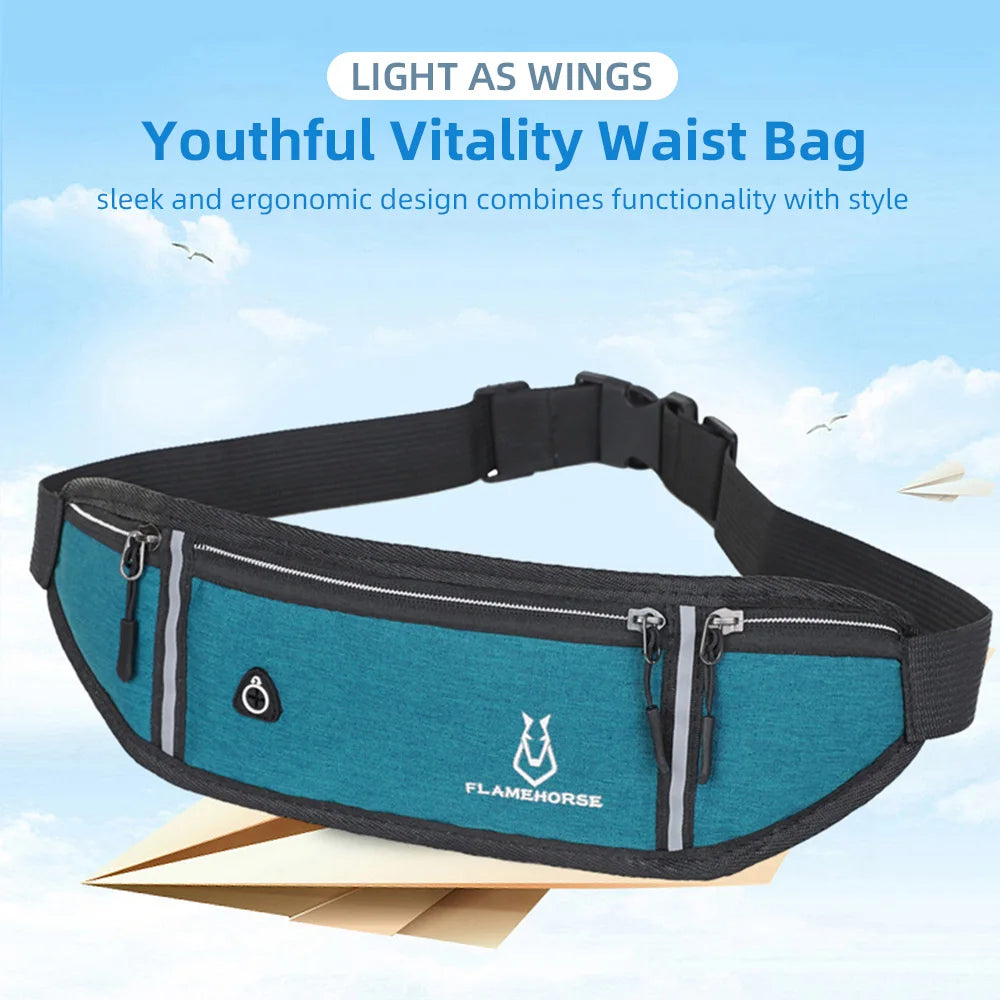 Sports Waist Bag For Men Women &ndash; Waterproof Running Pouch