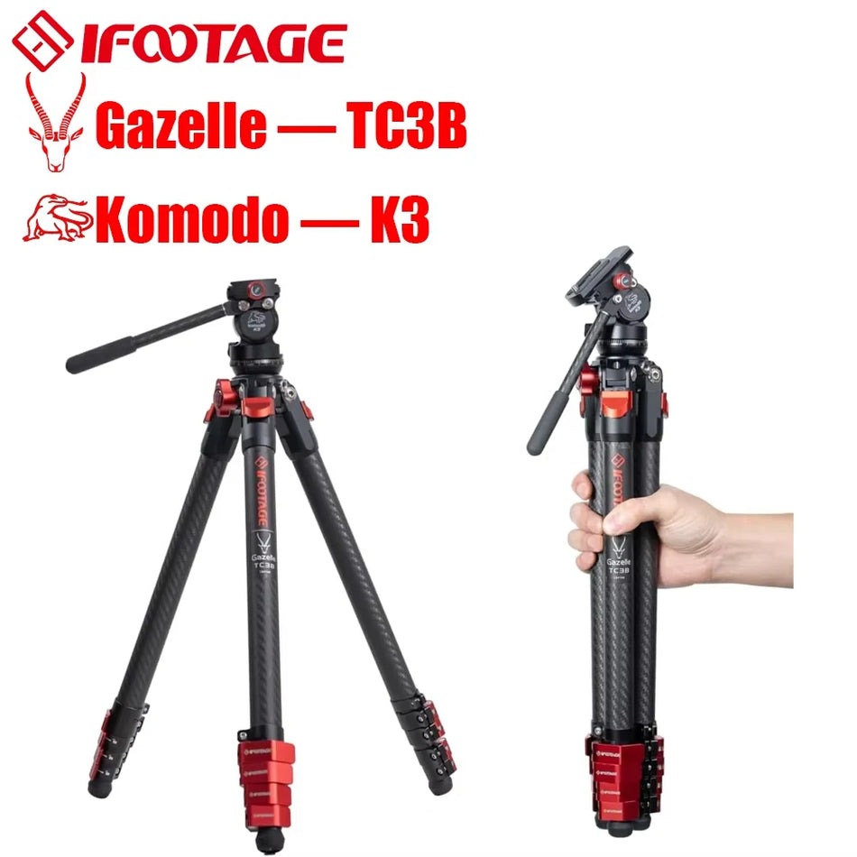 IFootage Carbon Fiber Tripod TC3B &ndash; Ultra Lightweight
