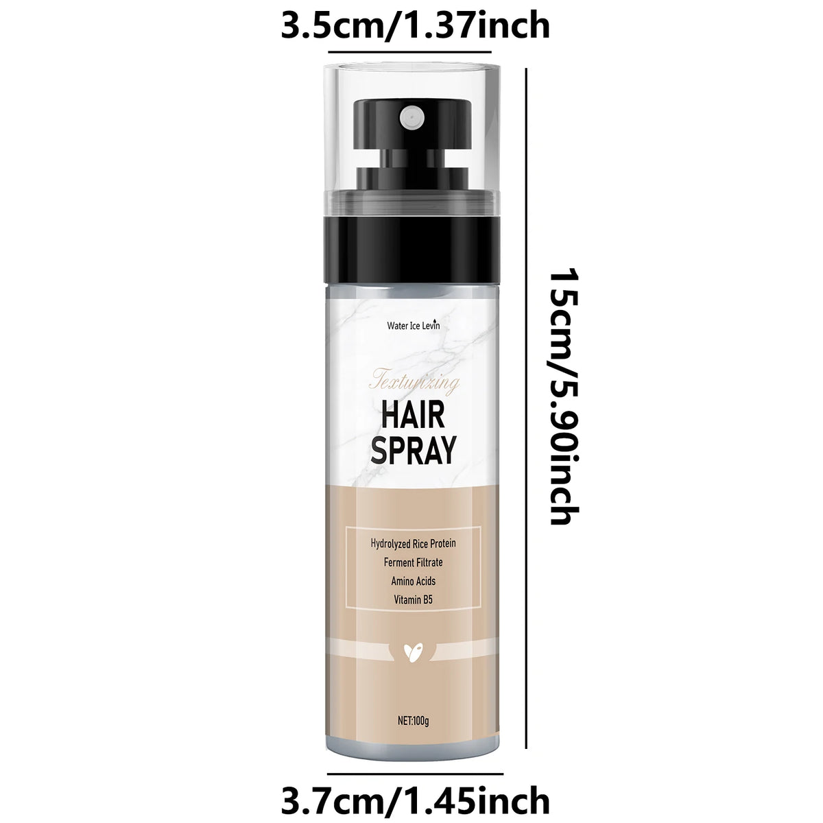 Water Ice Levin Mist Hairspray &ndash; Deep Moisturizing Hair Care