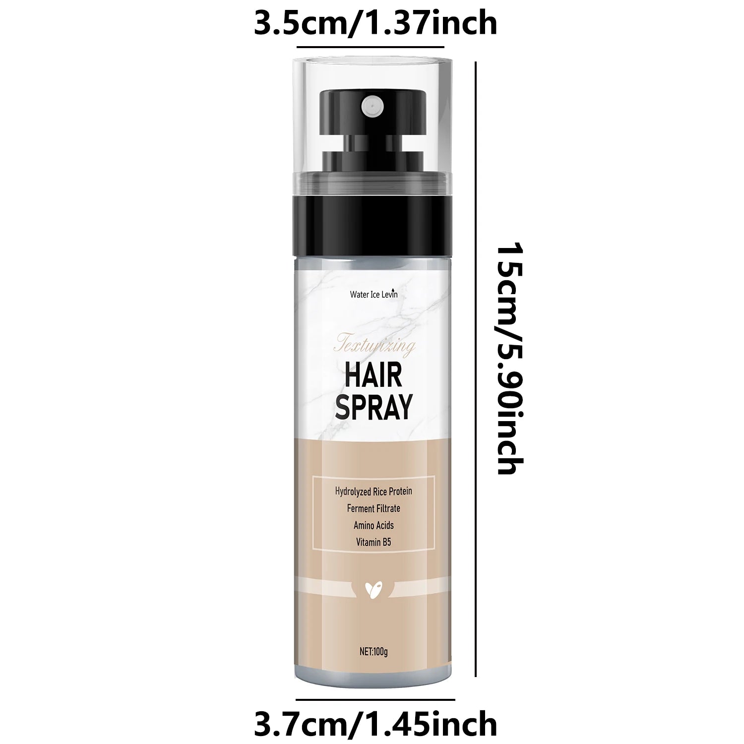 Water Ice Levin Mist Hairspray &ndash; Deep Moisturizing Hair Care