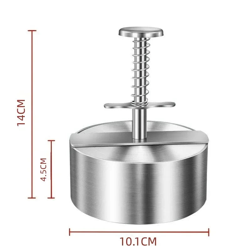 Hamburger Meat Press Patty Maker &ndash; Adjustable Thickness for Perfect Patties Diameter 10.1 CM