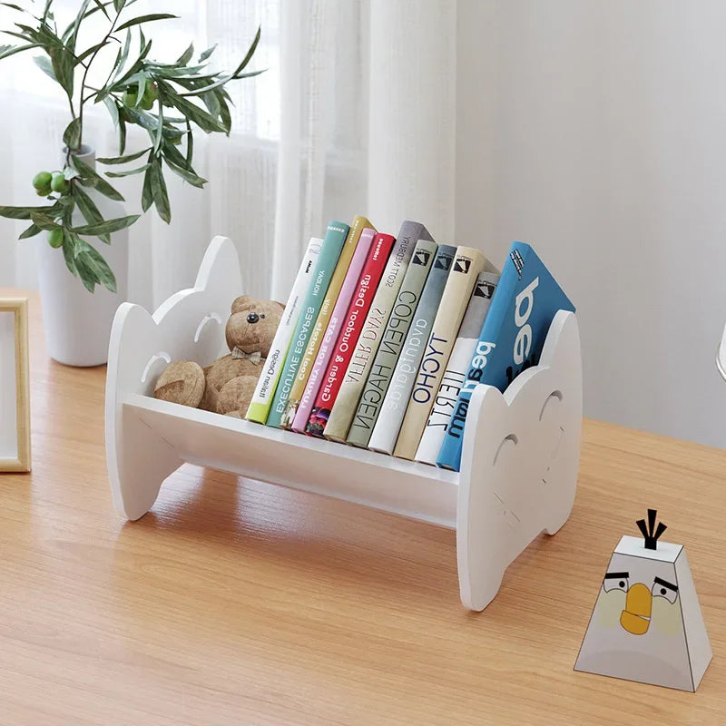 Simple Desktop Bookshelf Rack &ndash; Multifunctional Organizer