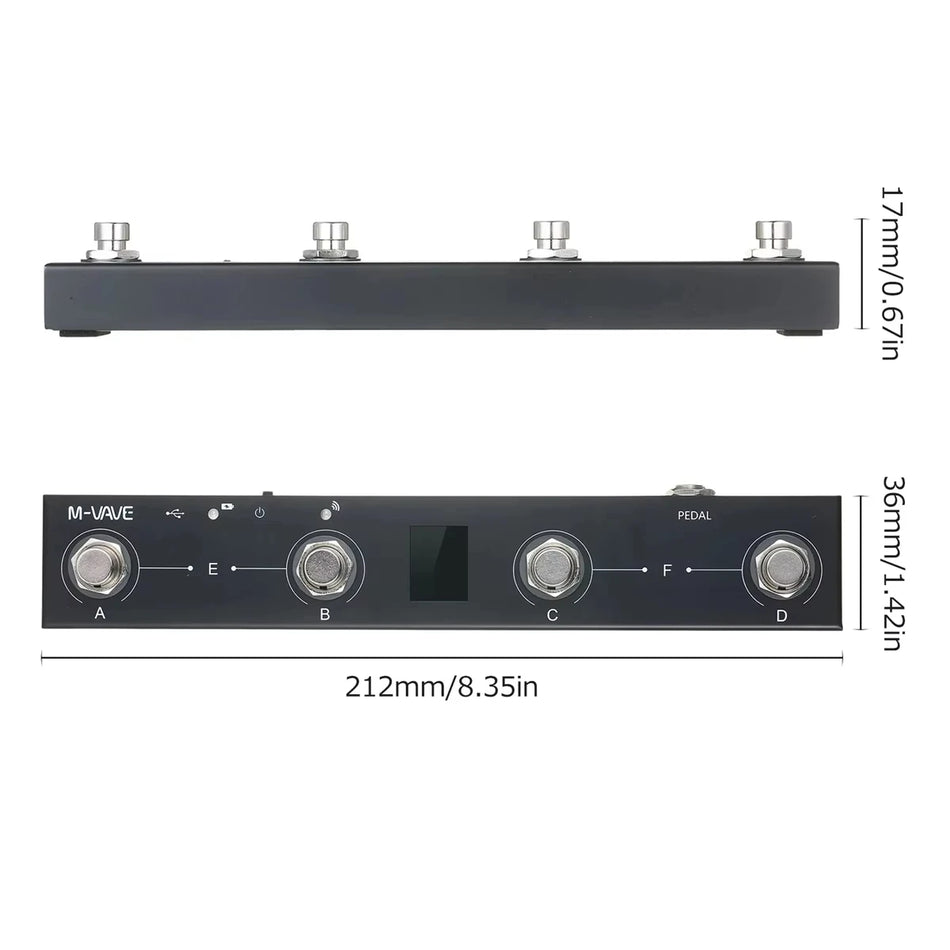 M-VAVE Wireless MIDI Controller &ndash; App Controlled Foot Pedal