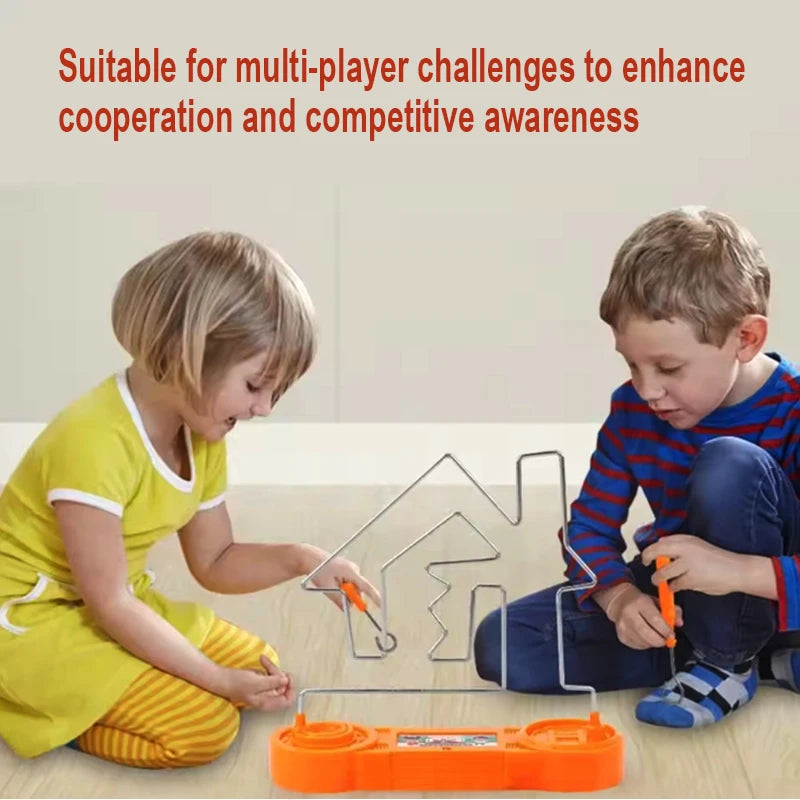 Electric Touch Maze Challenge Game for Kids - Hand-Eye Coordination Training Toy, Party Fun, UL &amp; CE Certified