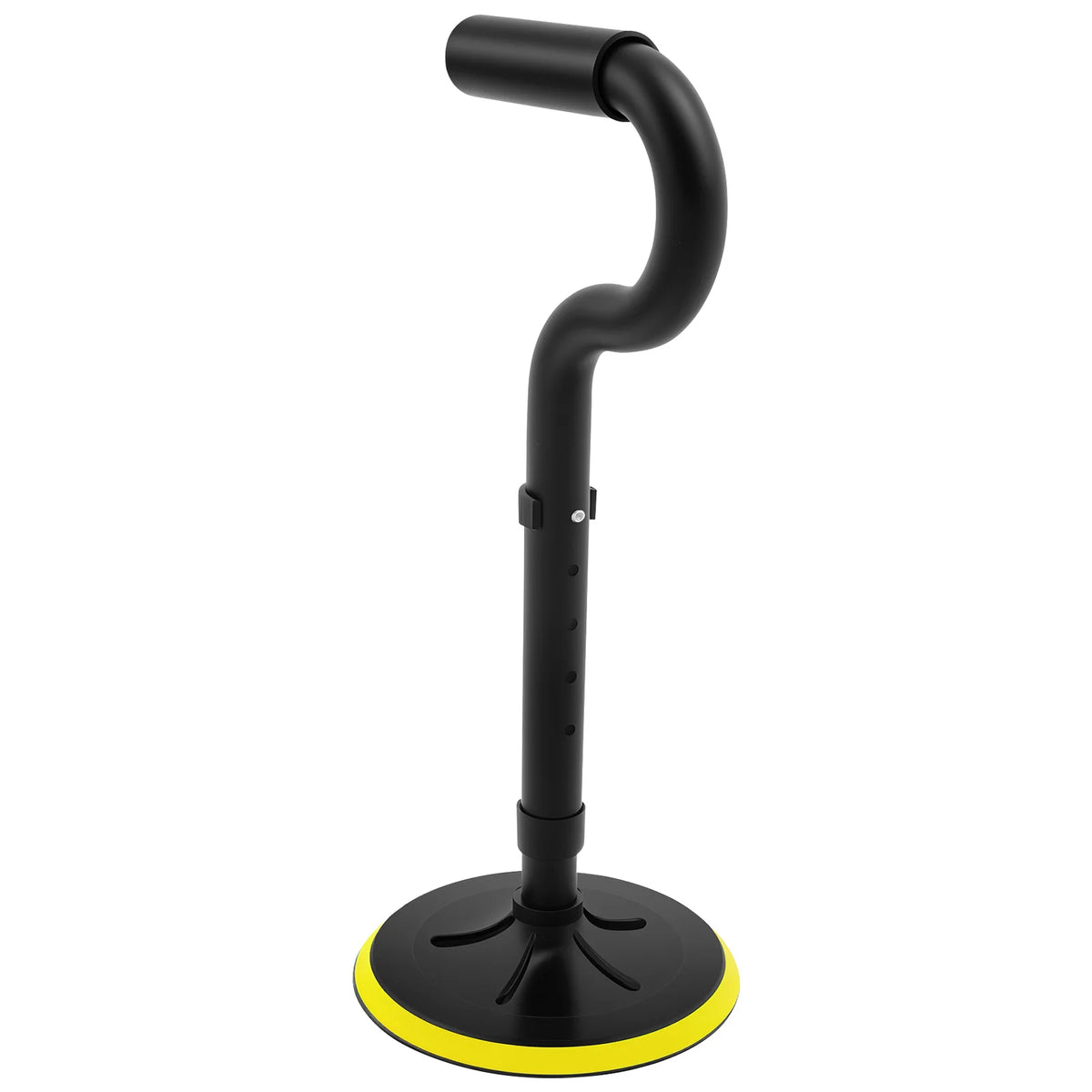 Senior Standing Aid Tool &ndash; Adjustable Height Levels for Enhanced Mobility black Yellow