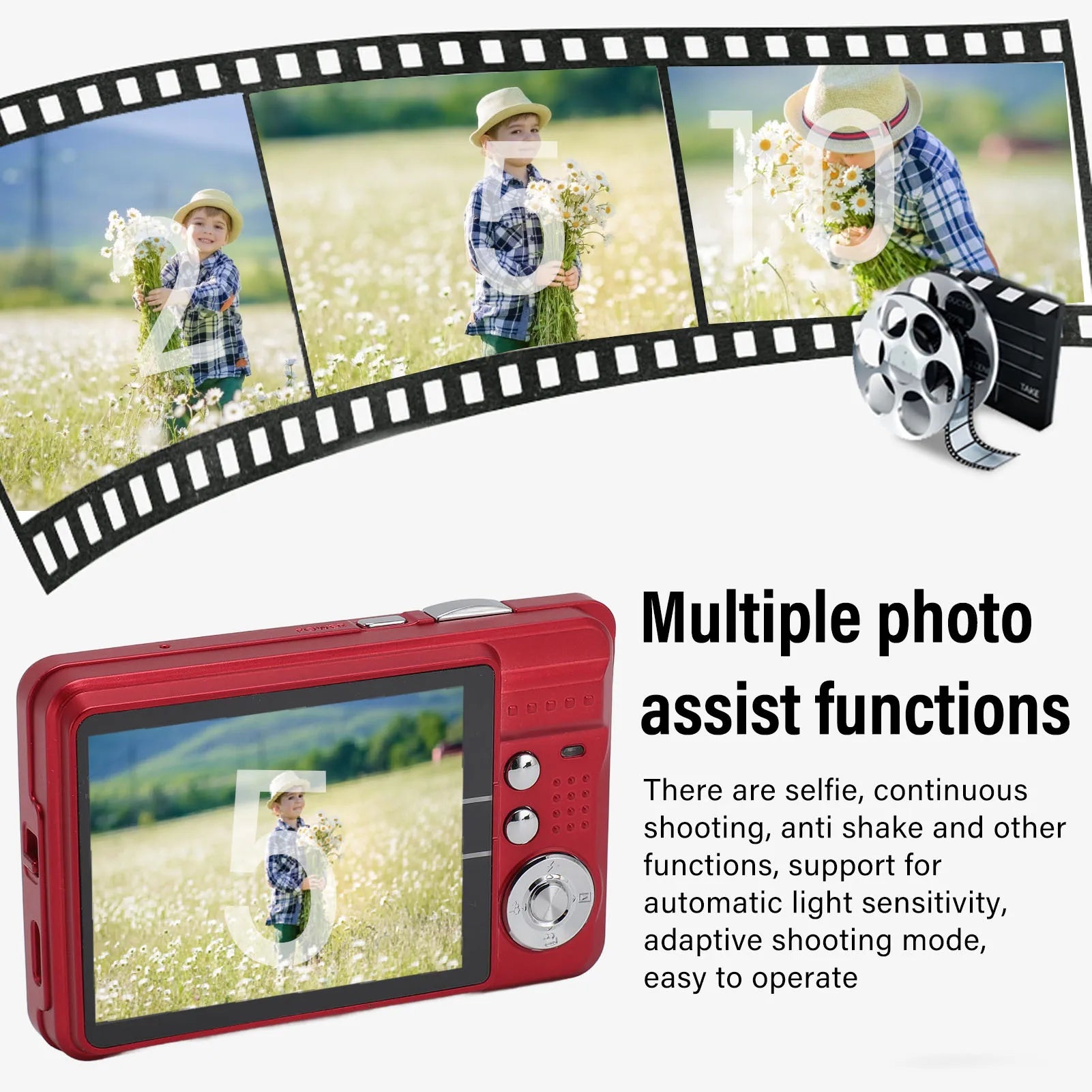 4K 48MP Autofocus Camera with 8X Zoom