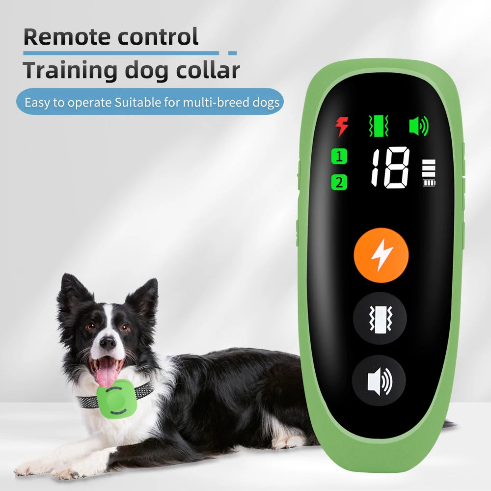 800m Electric Dog Training Collar &ndash; LCD Display Remote