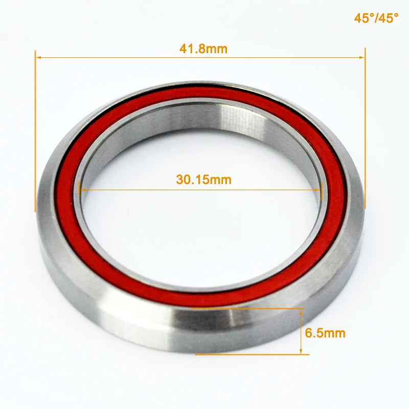 45 Degree Headset Bearing 39-52mm ACB519H8 &ndash; Double Sealed MH-P08 (41.8mm) / CHINA