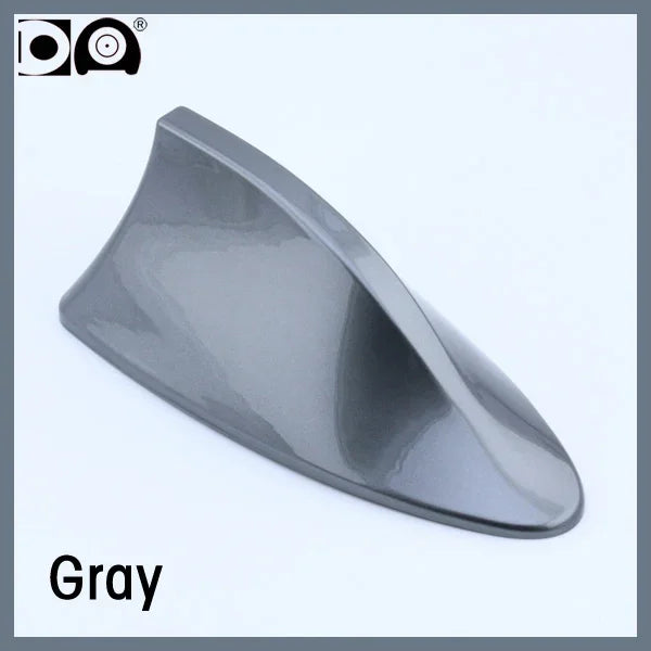 Universal Shark Fin Antenna &ndash; Enhanced FM/AM Radio Signal Gray