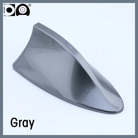Universal Shark Fin Antenna &ndash; Enhanced FM/AM Radio Signal Gray