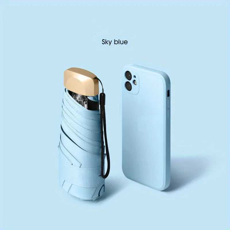 Xiaomi Outdoor Mini Sun Umbrella - UV Protection, Ultralight &amp; Foldable SKY BLUE