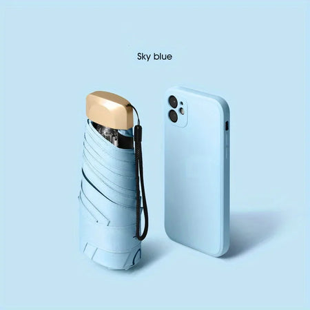 Xiaomi Outdoor Mini Sun Umbrella - UV Protection, Ultralight &amp; Foldable SKY BLUE