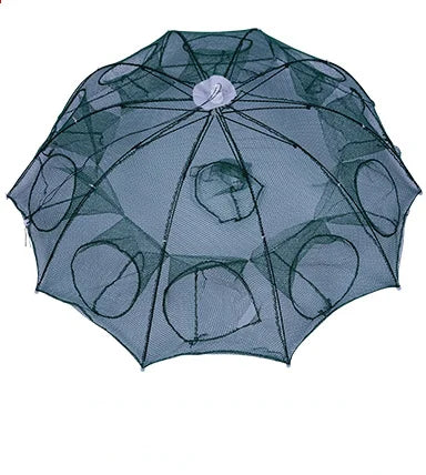 Portable Fishing Net: Foldable Nylon Fish Trap with 24 Holes 10 HOLES / CHINA