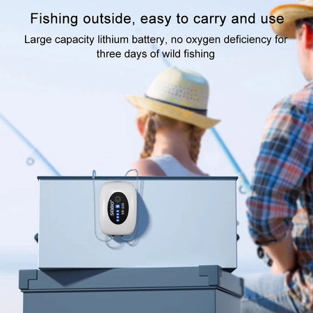 SOBO AB479-9 Aquarium Air Pump &ndash; Silent USB Rechargeable