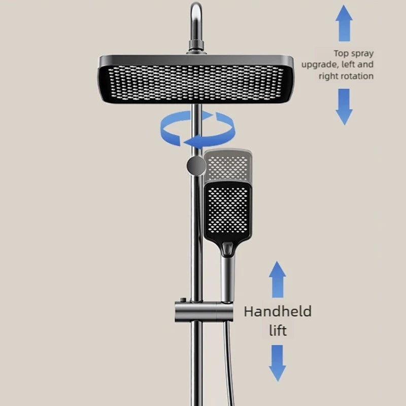 Sistem de duș BusySink – Ecran digital și lumină ambientală