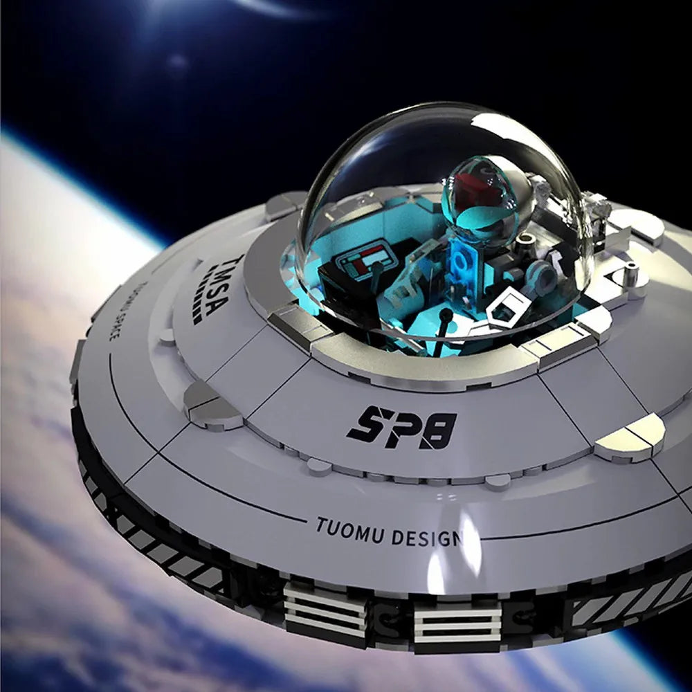 Technical Spaceship Space UFO Building Sets &ndash; 601 Pieces