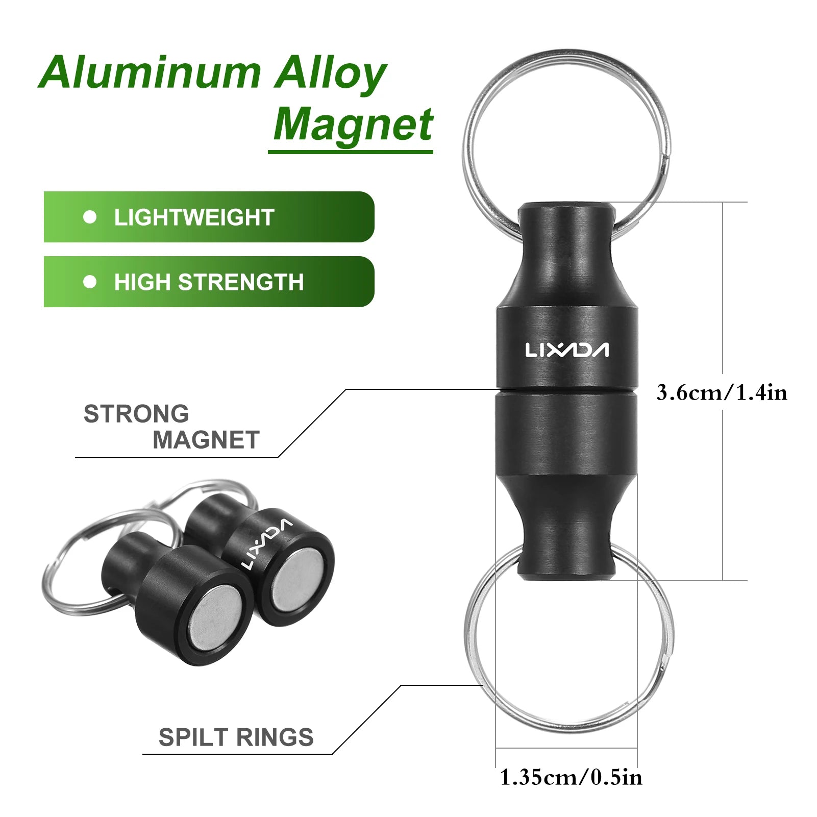 Lixada Fly Fishing Magnetic Net Release Holder &ndash; Clip