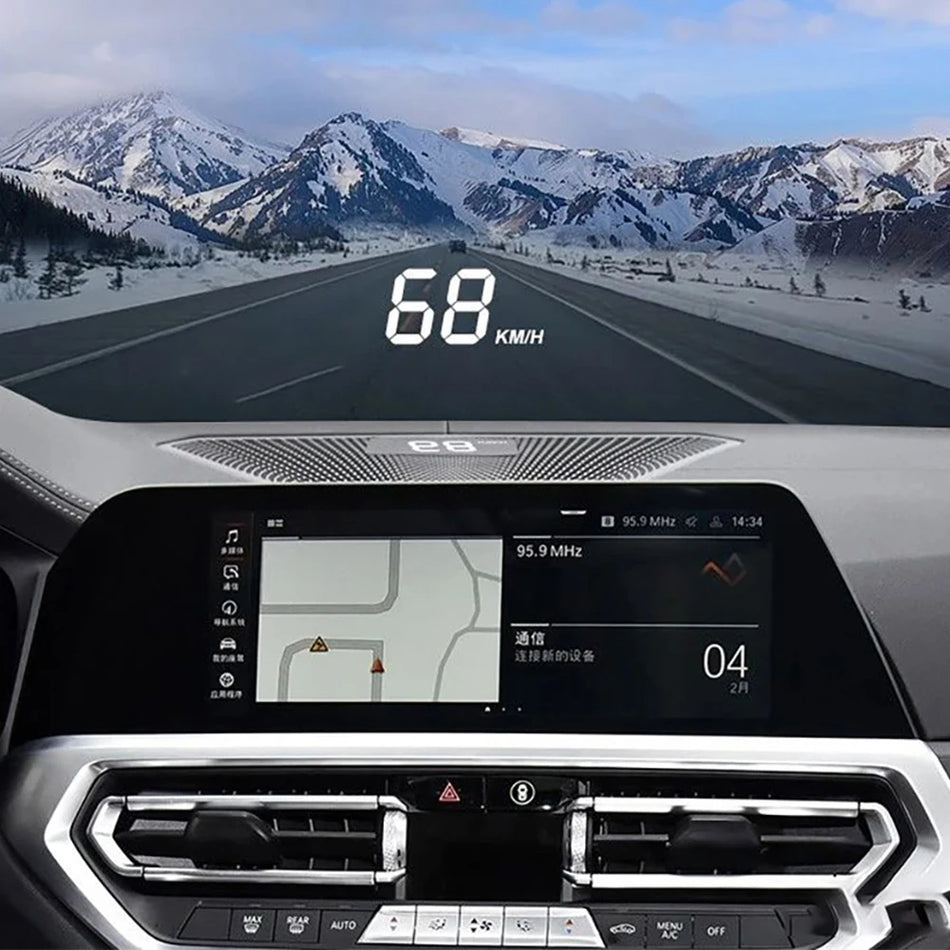 Display Head-Up para BMW Série 3 e Série 4 G20 G21 G22 G23 G26 (2019-2023) HUD Com Fios de 5 Polegadas