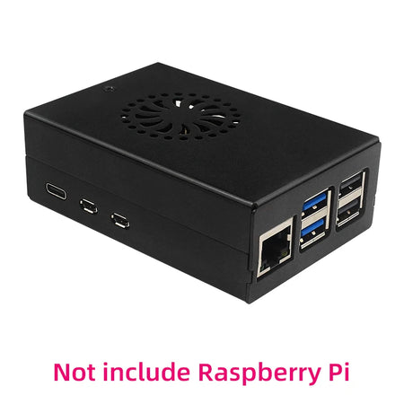 Raspberry Pi 5 Metal Case &ndash; Durable Aluminum Alloy Design Case