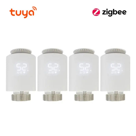 Tuya Zigbee 3.0 Smart TRV Radiator Thermostatic Controller ME167 4PCS