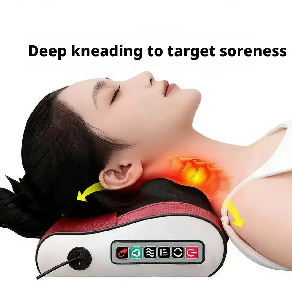 Almofada de Massagem para o Pescoço 4D com Aquecimento