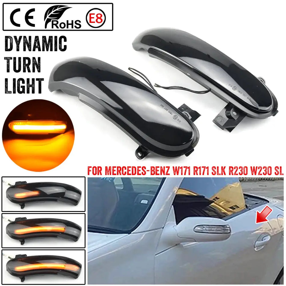 LED Side Mirror Turn Signal Light for Mercedes-Benz W171 R171 R230 W230