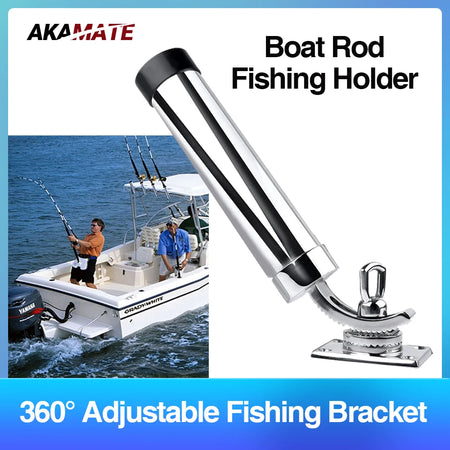 Universal Fishing Boat Rod Holder &ndash; 316 Stainless Deck Default Title