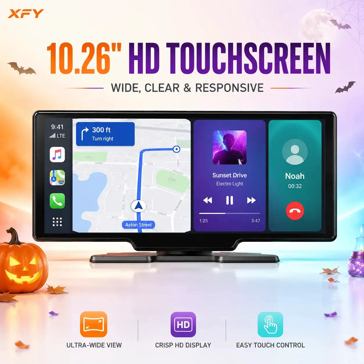 Android 2Din Car Screen 10.26" Dual 4K Front Rear Recording for Volkswagen Skoda Golf 5 6 Polo Passat B6 B7 Jetta by InterCyprus Trading Ltd